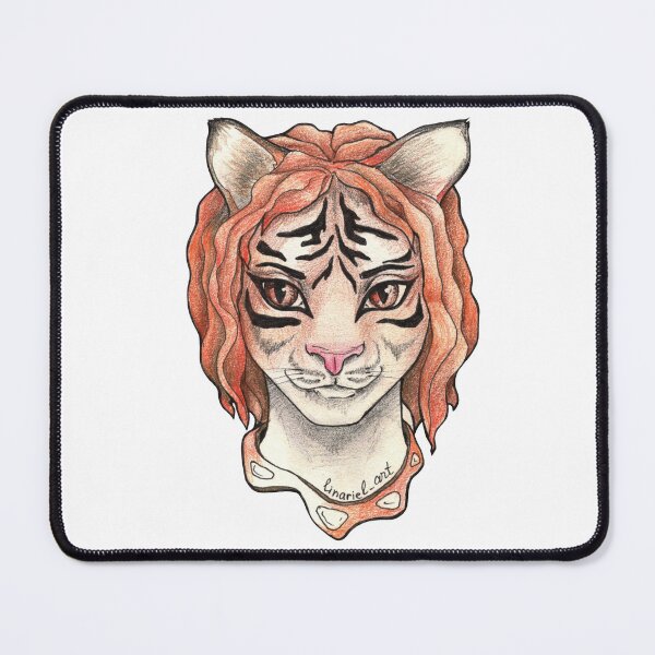 Item preview, Year of the Tiger — Chinese Zodiac Tiger Portrait Illustration designed and sold by BlackLineLab.