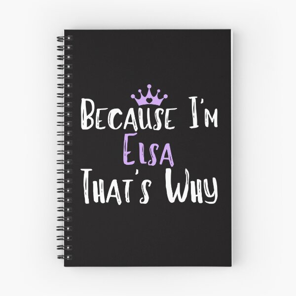 Item preview, Because I'm Elsa That's Why Funny Women's Gift designed and sold by WeirdlyRare.