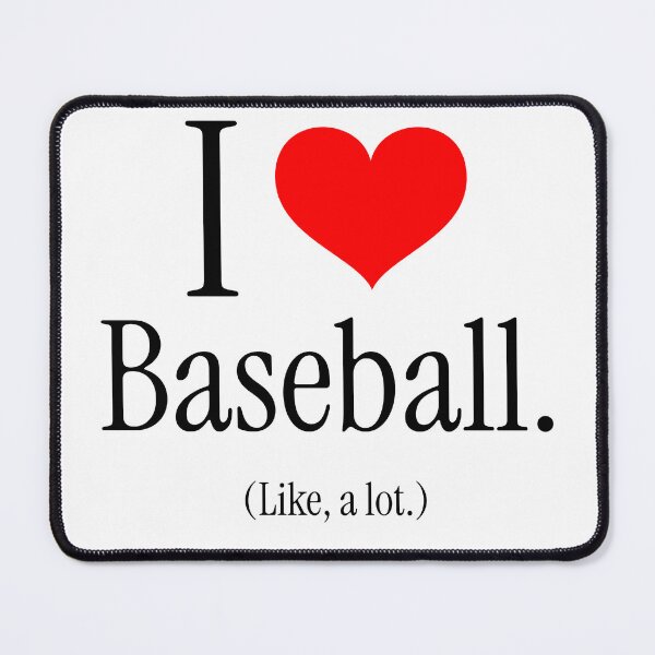 Item preview, I Heart Baseball fan love designed and sold by The Sporty Nerd.