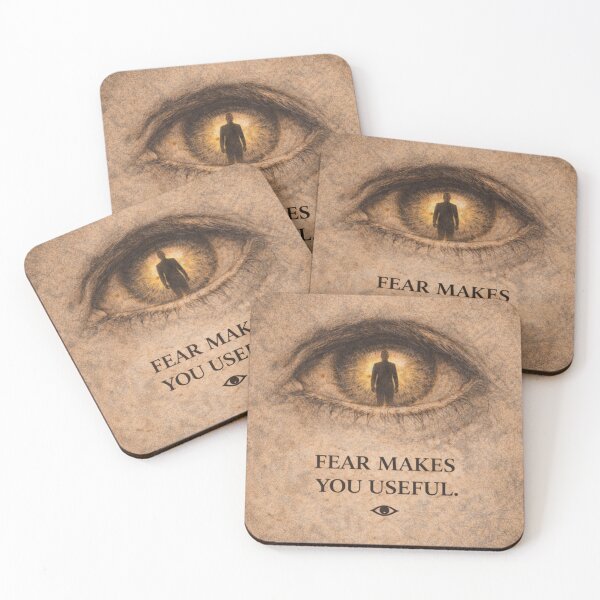 Item preview, Fear Makes You Useful Awareness Poster designed and sold by Papier Atelier Art.