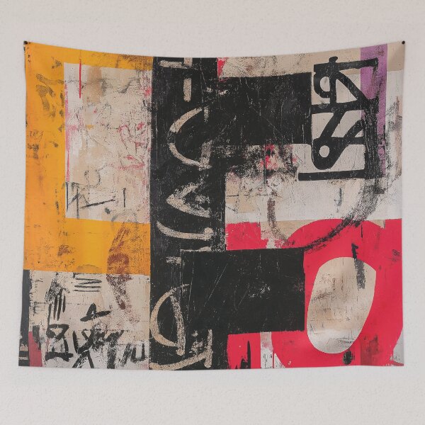 Item preview, Graffiti Abstract Street Art Print for Modern Studio Apartment designed and sold by PhantomPaper.