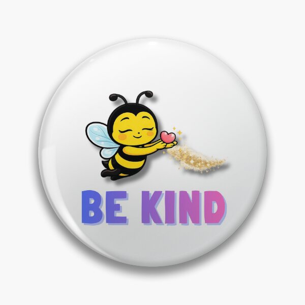 Artikelvorschau, Just Bee - Be Kind Multicolored. entworfen und verkauft von ArtbyClarkie.