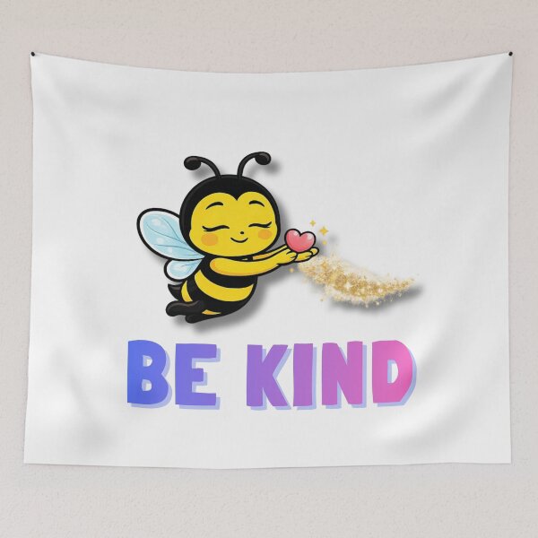 Item preview, Just Bee - Be Kind Multicoloured.  designed and sold by ArtbyClarkie.