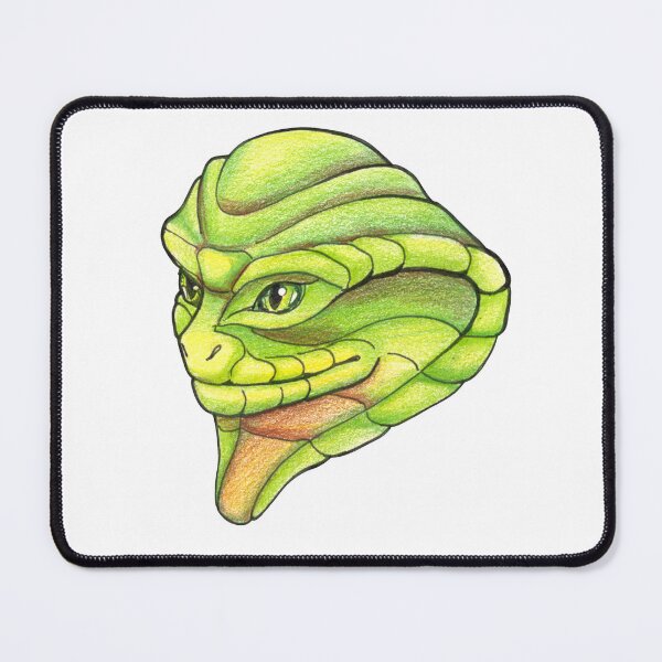 Item preview, Year of the Snake Cobra Spirit — Chinese Zodiac Fantasy Portrait designed and sold by BlackLineLab.