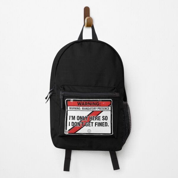 Item preview, Warning Mandatory Presence Office Satire Sign designed and sold by Dariusz.K.