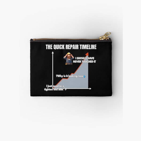 Item preview, Funny Handyman Quick Repair Timeline designed and sold by The Handyman's Lab.