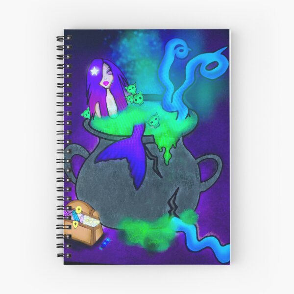 Item preview, Witchy galaxy siren in a tub of acid   designed and sold by CosmicSiren01.