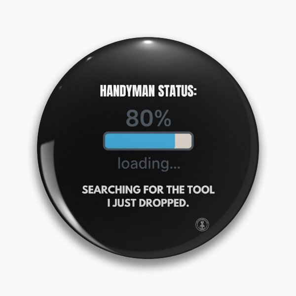 Item preview, Funny Handyman Status Loading - Searching for Tool T-Shirt designed and sold by The Handyman's Lab.