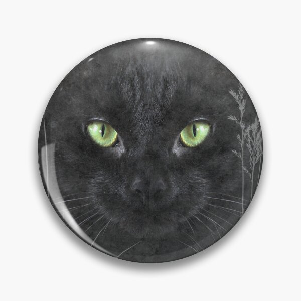 Item preview, Charcoal Gray Cat with Grasses Sympathy Card designed and sold by SalonOfArt.