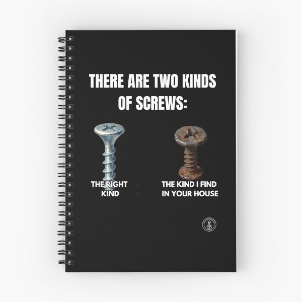 Item preview, Funny Handyman Screws Joke - Right Kind vs Your House designed and sold by The Handyman's Lab.