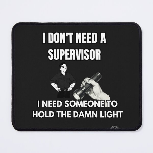 Item preview, Funny Handyman Supervisor Joke - Hold The Damn Light designed and sold by The Handyman's Lab.