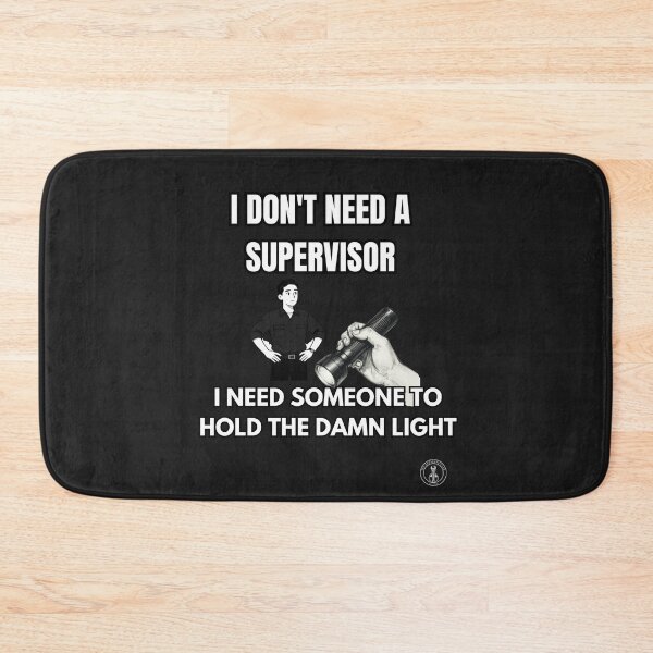 Item preview, Funny Handyman Supervisor Joke - Hold The Damn Light designed and sold by The Handyman's Lab.