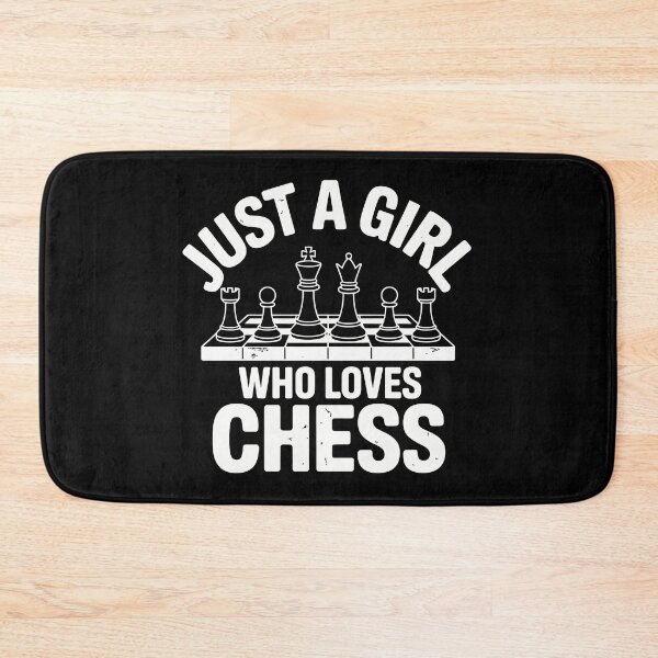 Item preview, Just a Girl Who Loves Chess designed and sold by jkrphoto.