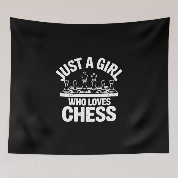 Item preview, Just a Girl Who Loves Chess designed and sold by jkrphoto.