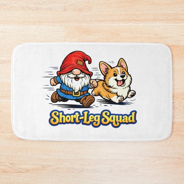 Item preview, Short-Leg Squad: Gnome and Corgi Race Illustration designed and sold by Moriarty's Digital Visions.