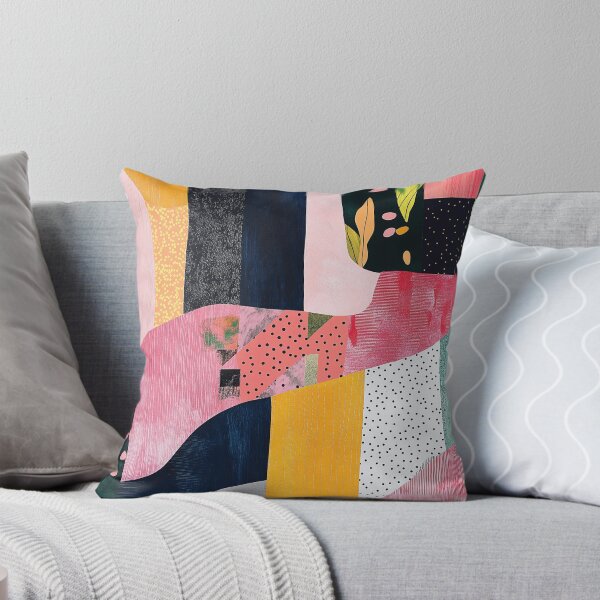 Item preview, Colorful Abstract Pattern Collage Maximalist Wall Art Decor designed and sold by PhantomPaper.