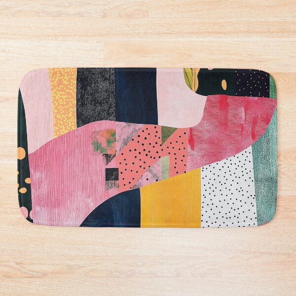 Item preview, Colorful Abstract Pattern Collage Maximalist Wall Art Decor designed and sold by PhantomPaper.