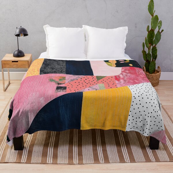 Item preview, Colorful Abstract Pattern Collage Maximalist Wall Art Decor designed and sold by PhantomPaper.