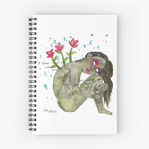 Item preview, A flower cannot grow without drops of rain designed and sold by Valerie Parente.