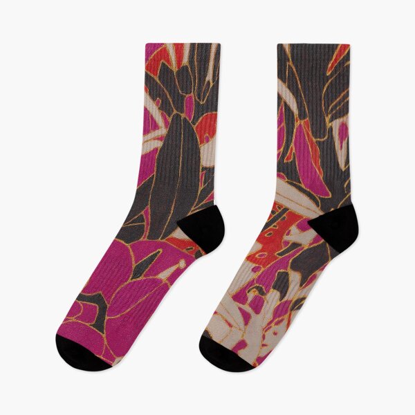Item preview, Abstract Lilly Pilly – Bold Australian Native Orange Pink designed and sold by hayleygpaints.