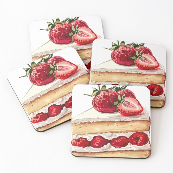 Item preview, Strawberry Cake designed and sold by Bubble Cats.