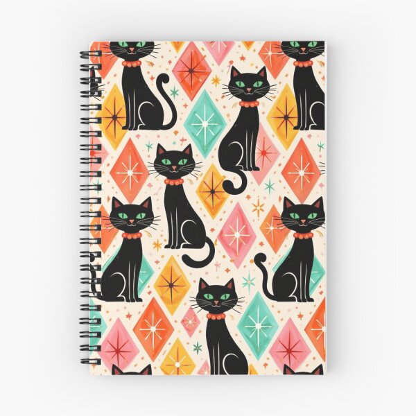 Item preview, Mid Century Cat Pattern designed and sold by VFWChuck.