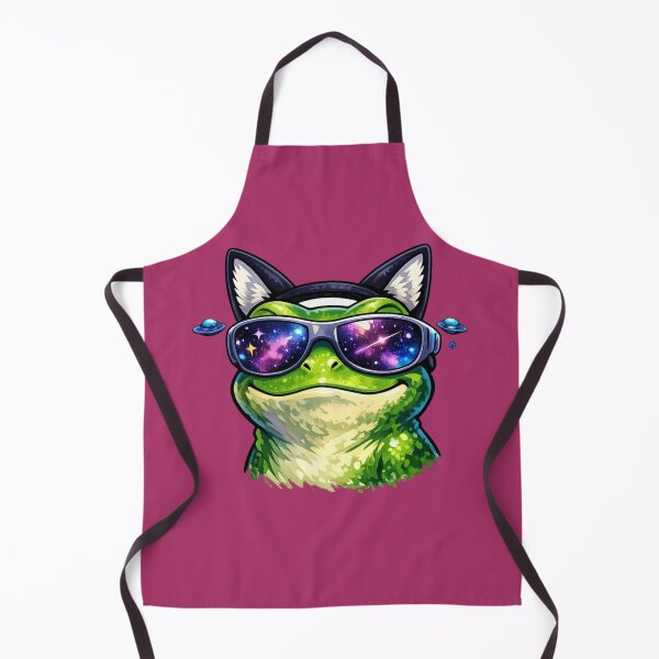 Item preview, Cosmic frog with futuristic glasses designed and sold by FroggyOnly.