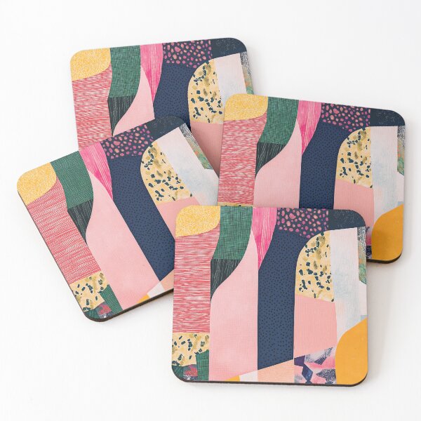 Item preview, Colorful Abstract Pattern Collage Maximalist Wall Art Decor designed and sold by PhantomPaper.