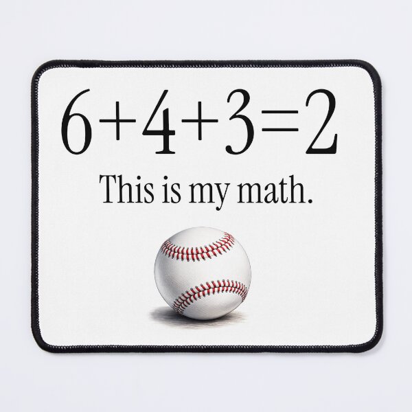 Item preview, 6+4+3=2 ... This is My Math funny baseball designed and sold by The Sporty Nerd.