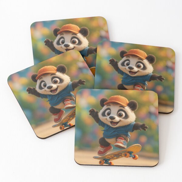 Item preview, Skater Panda designed and sold by Sillytoe.