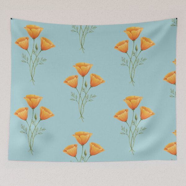 Item preview, California Poppy Flower designed and sold by shantiru.