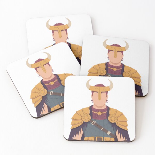Item preview, Warrior of the Crimson Order | Minimalist Fantasy Knight Portrait designed and sold by SimpleSquirrel.