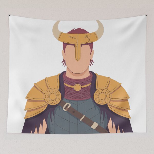 Item preview, Warrior of the Crimson Order | Minimalist Fantasy Knight Portrait designed and sold by SimpleSquirrel.