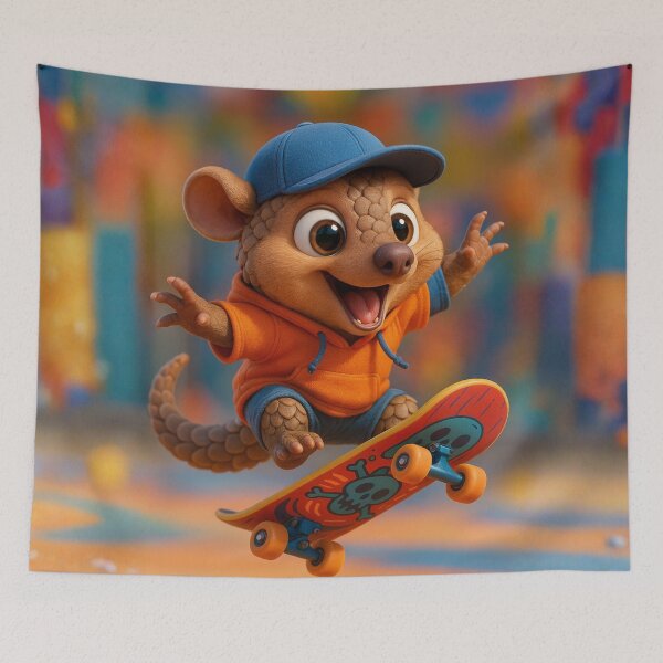 Item preview, Skater Pangolin designed and sold by Sillytoe.