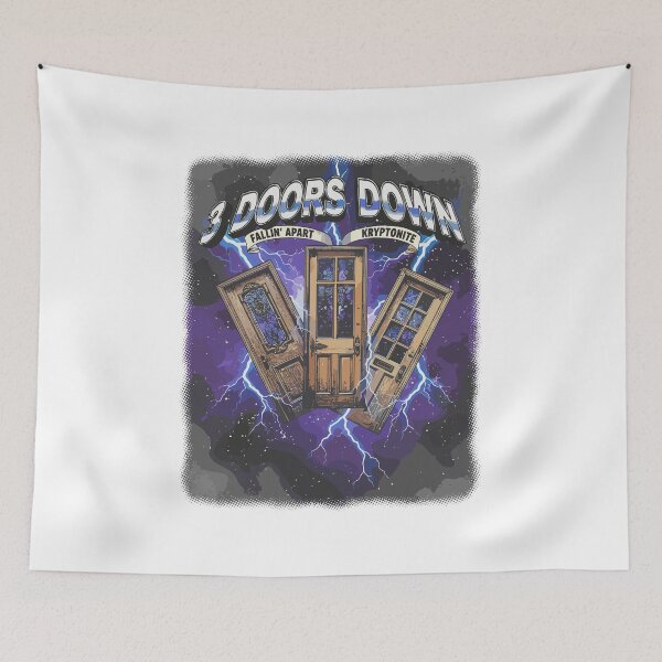 Artikelvorschau, 3 Doors Down Vintage Lightning Grafik-T-Shirt entworfen und verkauft von Evaevonechi.