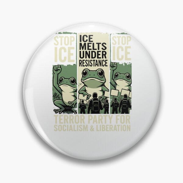 Item preview, Stop ICE Resistance Frog Political Protest Tee designed and sold by Evaevonechi.