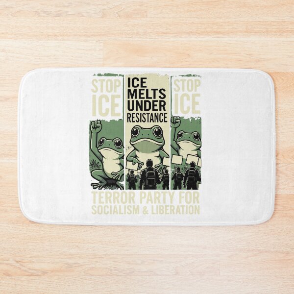 Item preview, Stop ICE Resistance Frog Political Protest Tee designed and sold by Evaevonechi.