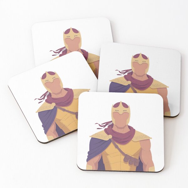 Item preview, Warrior of the Crimson Order | Minimalist Fantasy Knight Portrait designed and sold by SimpleSquirrel.