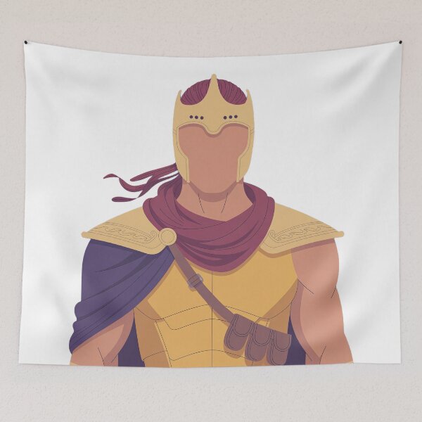 Item preview, Warrior of the Crimson Order | Minimalist Fantasy Knight Portrait designed and sold by SimpleSquirrel.