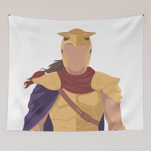 Item preview, Warrior of the Crimson Order | Minimalist Fantasy Knight Portrait designed and sold by SimpleSquirrel.