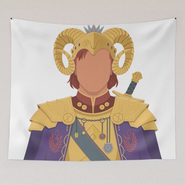Item preview, Warrior of the Crimson Order | Minimalist Fantasy Knight Portrait designed and sold by SimpleSquirrel.