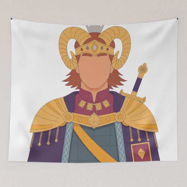 Item preview, Warrior of the Crimson Order | Minimalist Fantasy Knight Portrait designed and sold by SimpleSquirrel.