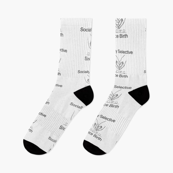 Item preview, Socially Selective Since Birth – Introvert Baby Humor Design designed and sold by HubCreates.