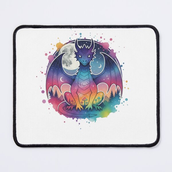 Item preview, Cute Dragon Moon - Cute Spirit Moon Art designed and sold by Magic House.