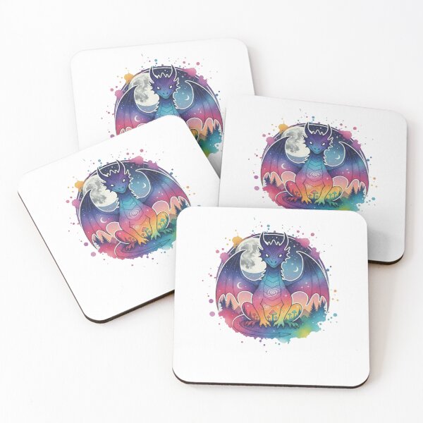 Item preview,  Cute Dragon Moon - Cute Spirit Moon Art designed and sold by Magic  House.