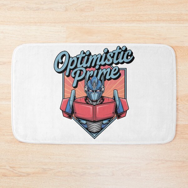 Item preview, Optimistic Prime Retro Robot Parody Graphic designed and sold by Evaevonechi.