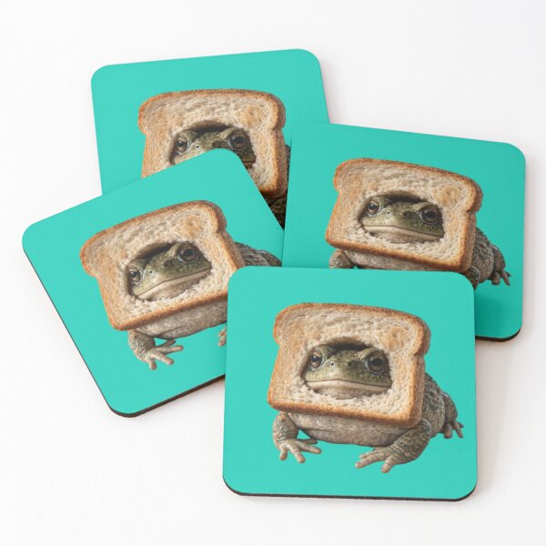 Item preview, A toad with a bread helmet designed and sold by FroggyOnly.