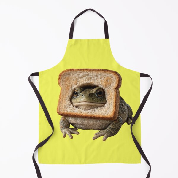 Item preview, A toad with a bread helmet designed and sold by FroggyOnly.