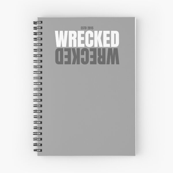 Item preview, Wrecked exhausted Bold letters designed and sold by Season One.