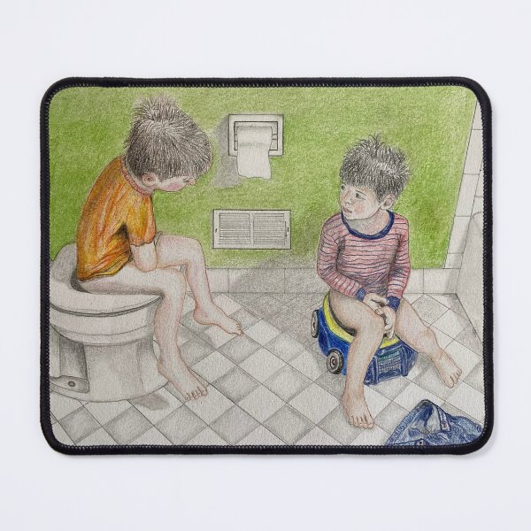 Item preview, Brother helping with potty training designed and sold by Art Class.